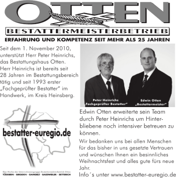 Traueranzeige von unterstützt Peter Heinrichs von Super Sonntag / Super Mittwoch