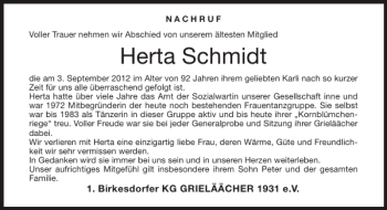 Traueranzeige von Herta Schmidt von Super Sonntag / Super Mittwoch