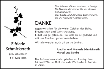 Traueranzeige von DA NKEE von Super Sonntag / Super Mittwoch