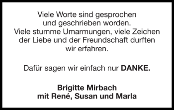 Traueranzeige von und worden. der und der nur  von Super Sonntag / Super Mittwoch