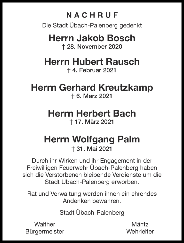  Traueranzeige für In Gedenken an  vom 21.11.2021 aus Zeitung am Sonntag